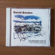 CDs de Música: THE CONTINUING STORY OF COUNTERPOINT, PARTS 5-8. DAVID BORDEN. CUNEIFORM. RUNE 21 CD. Lote 349147354