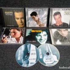 CDs de Música: LOTE 6 CD - ALEJANDRO SANZ / MIKI FERRERO (CD-DVD) / BUSTAMANTE (2 CD) / NAÍN THOMAS / RICKY MARTIN. Lote 349302809