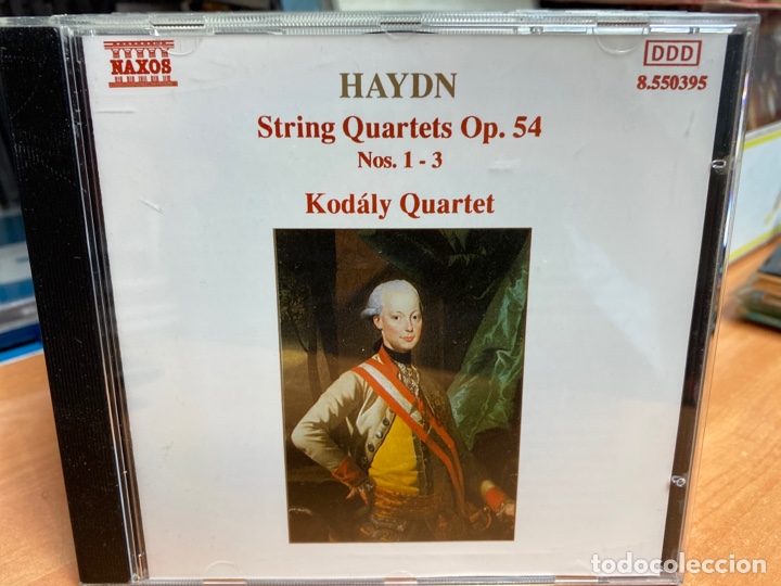 CDs de m&uacute;sica: Haydn, Kod&aacute;ly Quartet - String Quartets Op. 54 Nos. 1 - 3 (CD) - Foto 1