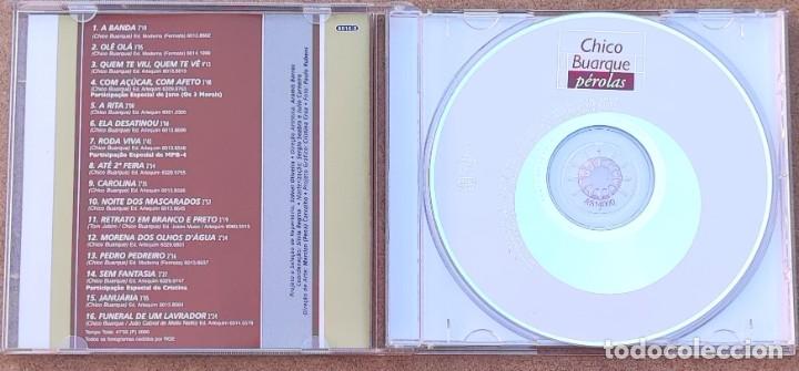 CDs de m&uacute;sica: CHICO BUARQUE - PEROLAS (CD) 2000 - 16 TEMAS - ED. BRASIL - Foto 2