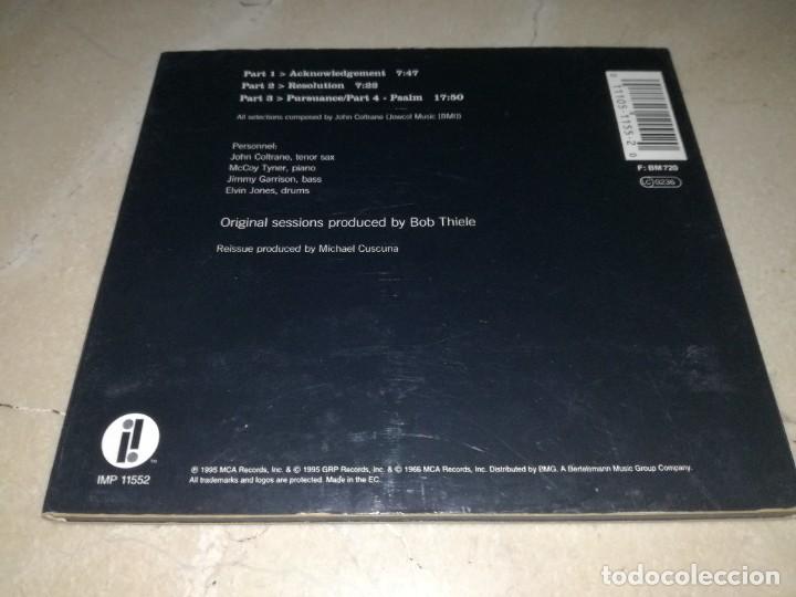 CDs de m&uacute;sica: JOHN COLTRANE-A LOVE SUPREME-DIGIPACK - Foto 2