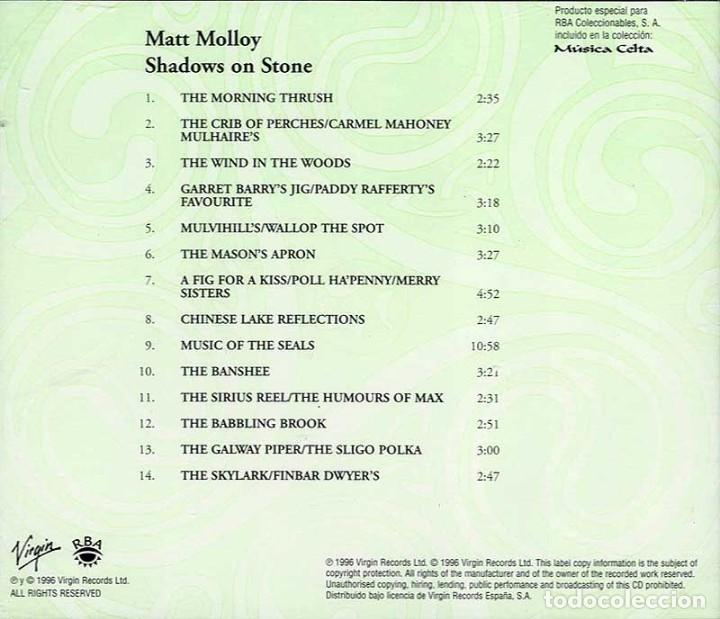 CDs de m&uacute;sica: Matt Molloy - Shadows on Stone. CD (precintado) - Foto 2