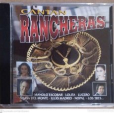 CDs de Música: CANTAN RANCHERAS - CD 1996 HORUS (MANOLO ESCOBAR, LOLITA, MARIA DEL MONTE, LUCERO, ROCIO..). Lote 349389949
