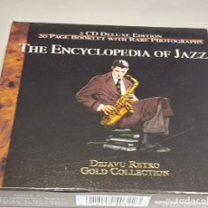 CDs de Música: THE ENCYCLOPEDIA OF JAZZ / DOBLE CD-BOX DEJAVU RETRO / 39 TEMAS / DE LUJO. Lote 349404624