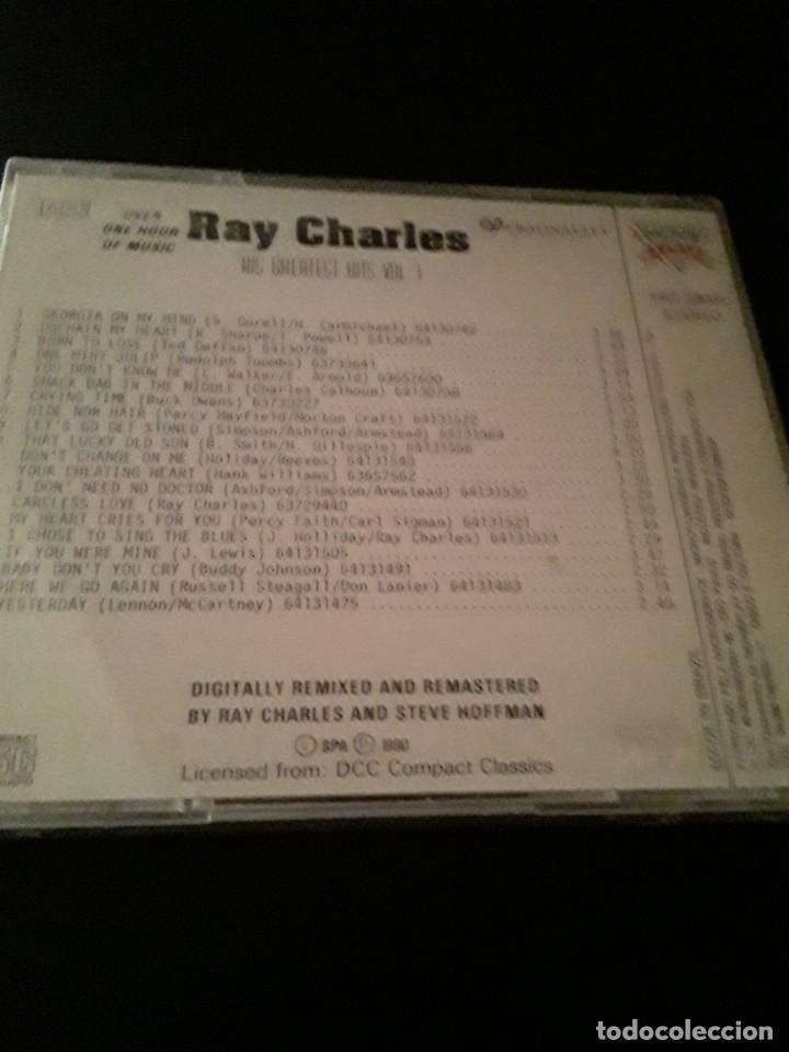 CDs de m&uacute;sica: RAY CHARLES - HIS GREATEST HITS - CD - Foto 2