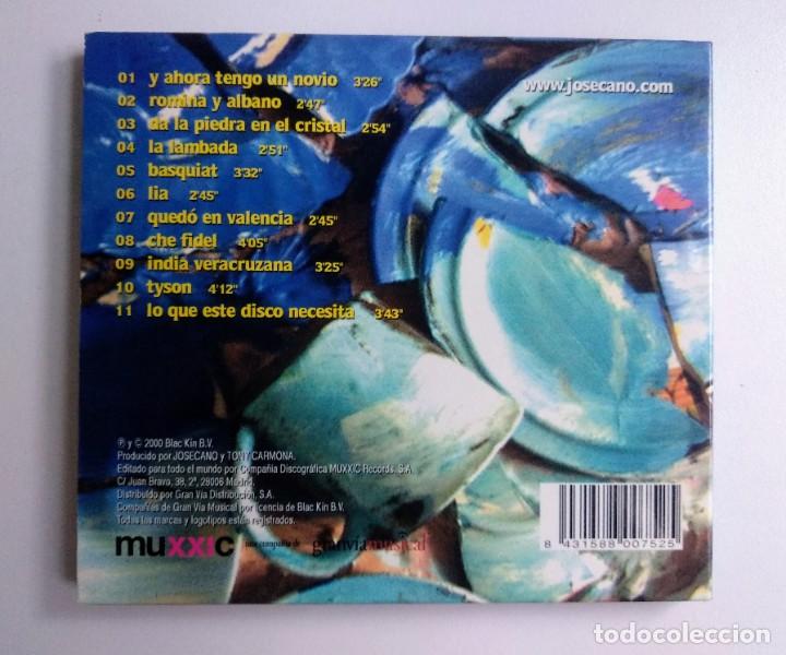 CDs de m&uacute;sica: DIGIPACK CD - JOSE CANO / MUXXIC RECORDS / MECANO - Foto 5