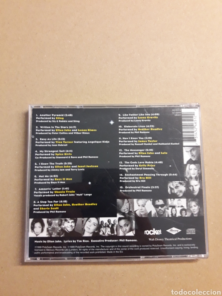 CDs de m&uacute;sica: ELTON JOHN AND THE RICES AIDA - Foto 2