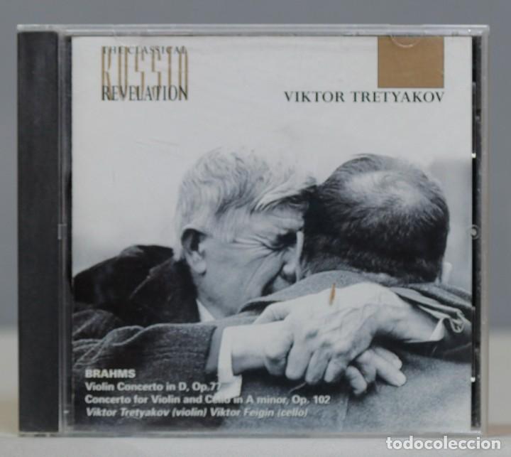 CDs de m&uacute;sica: CD. Brahms. Violin Concerto & Double Concerto. TETRYAKOV - Foto 1