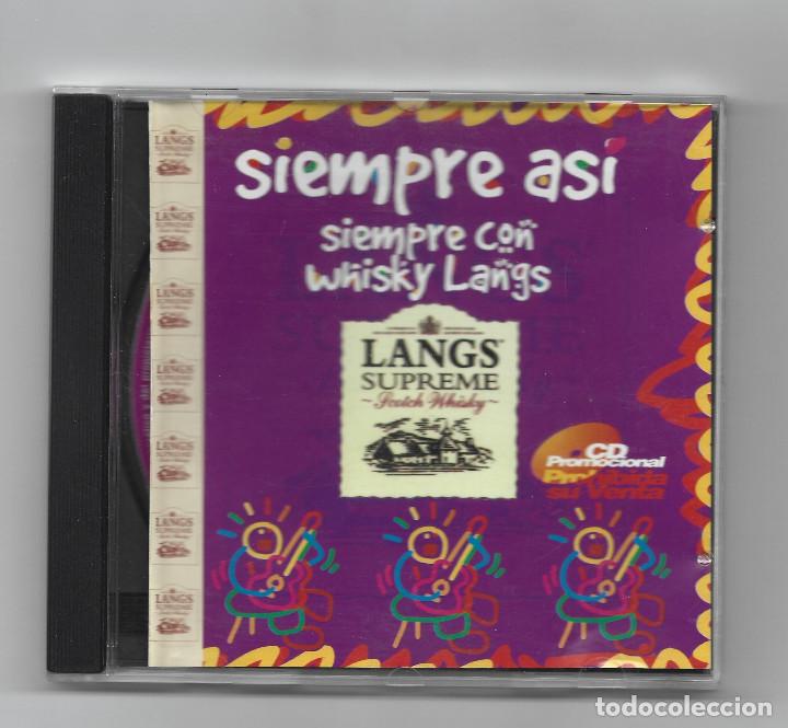 CDs de m&uacute;sica: SIEMPRE ASI-CON WHISKY LANGS - Foto 1