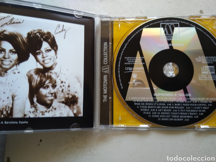 CDs de m&uacute;sica: CD THE SUPREMES/A GO GO - Foto 2