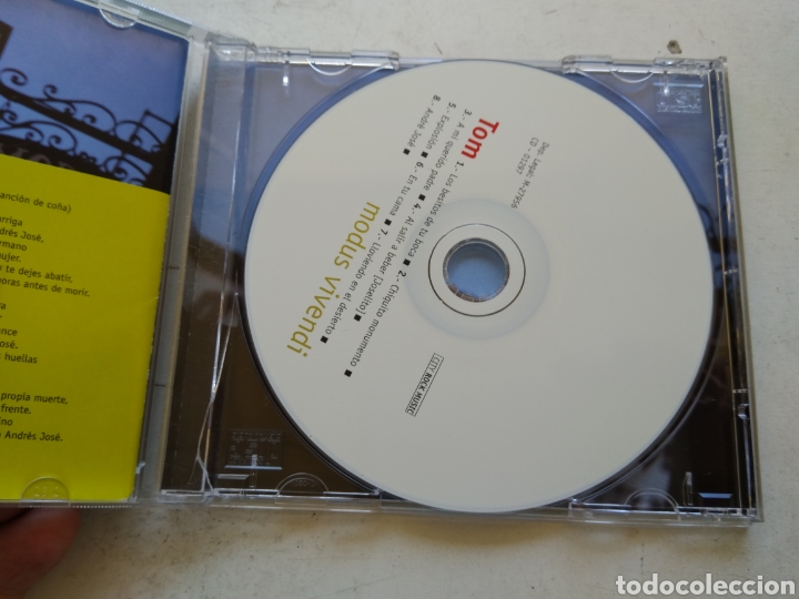 CDs de m&uacute;sica: CD TOM/MODUS VIVENDI - Foto 2