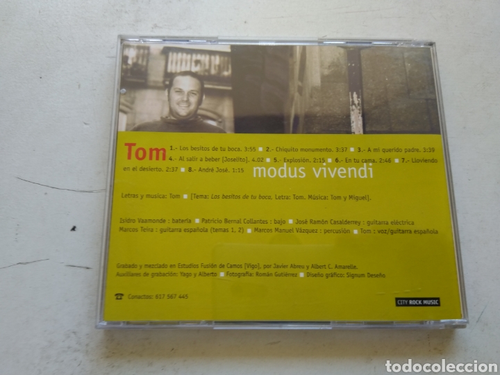 CDs de m&uacute;sica: CD TOM/MODUS VIVENDI - Foto 3