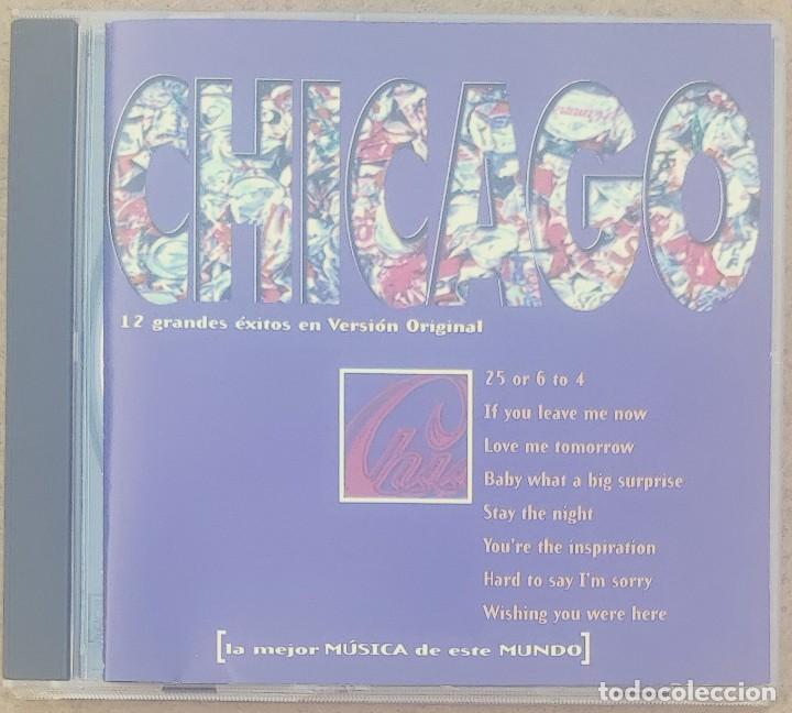 CDs de m&uacute;sica: CHICAGO - 12 GRANDES EXITOS (CD) 1998 - Foto 1