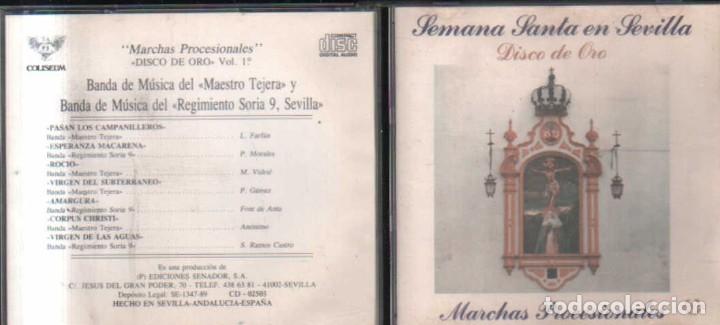 CDs de M&uacute;sica: SEMANA SANTA DE SEVILLA.DISCO DE ORO.MARCHAS PROCESIONALES. CD-DOBLE-565