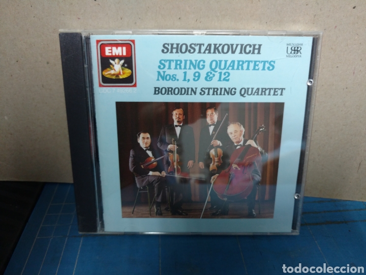 CDs de m&uacute;sica: Shostakovich - Borodin String Quartet - String Quartets Nos. 1, 9 & 12 (CD, Album) - Foto 1