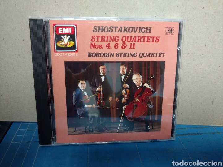CDs de m&uacute;sica: Shostakovich, Borodin String Quartet - String Quartets Nos. 4, 6 & 11 (CD, Album) - Foto 1