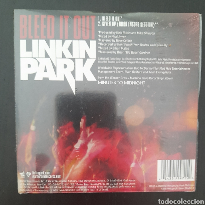 CDs de m&uacute;sica: Linkin park - bleed it out - Foto 2