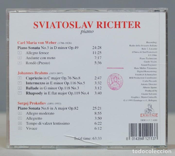 CDs de m&uacute;sica: CD. Weber. Brahms. Prokofiev - Foto 2