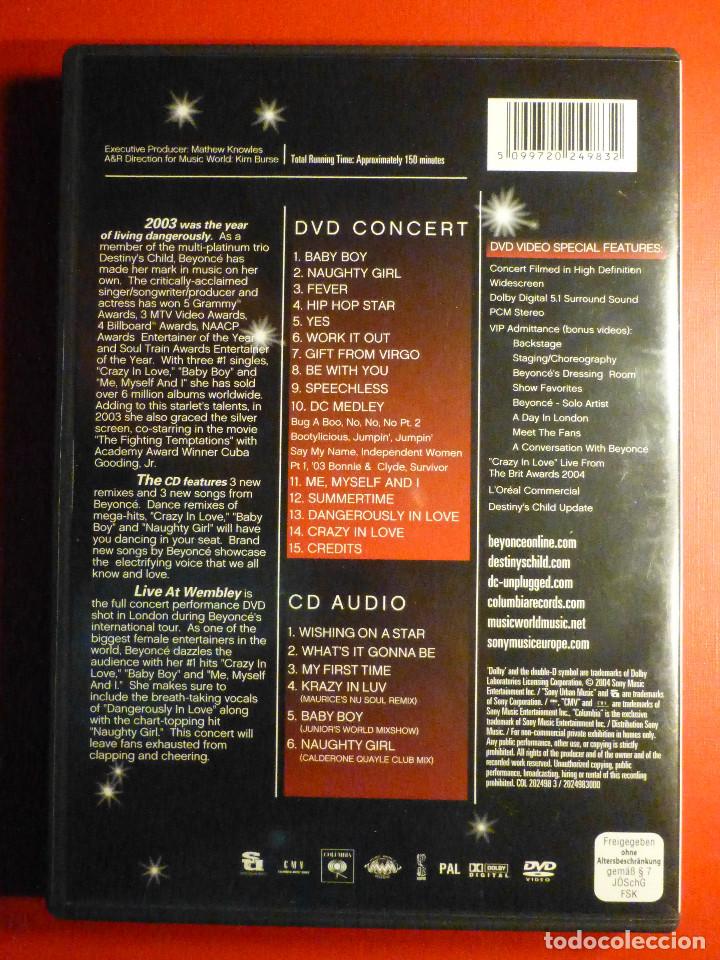CDs de m&uacute;sica: Beyonc&eacute; - Concierto Live en Wembley - DVD + CD con extras - Foto 2