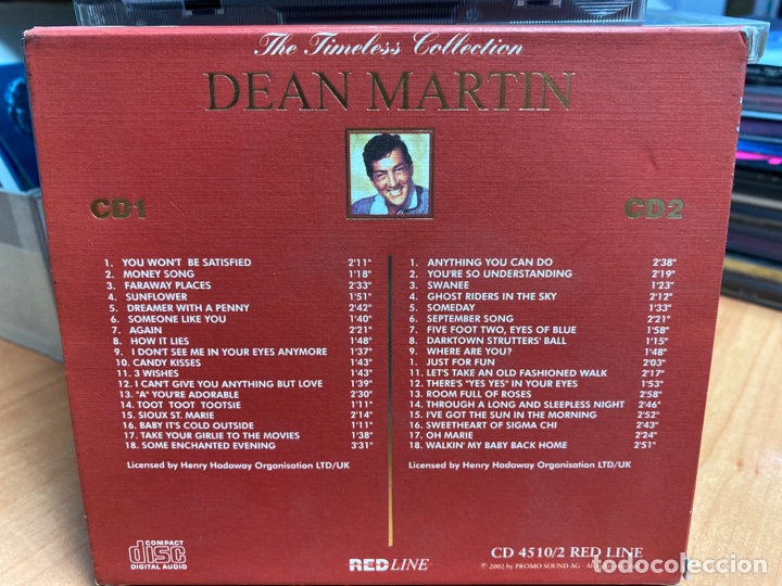 CDs de m&uacute;sica: Dean Martin - The Timeless Collection (2xCD, Comp) - Foto 2