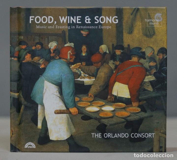 CD de M&uacute;sica: CD. The Orlando Consort. Food, Wine & Song. Music And Feasting In Renaissance Europe