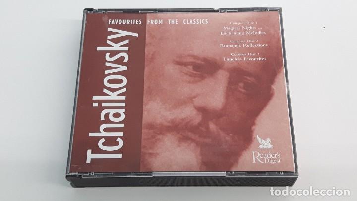 CDs de m&uacute;sica: 3 CD + LIBRITO - TCHAIKOVSKY - FAVOURITES FROM THE CLASSICS - Foto 1