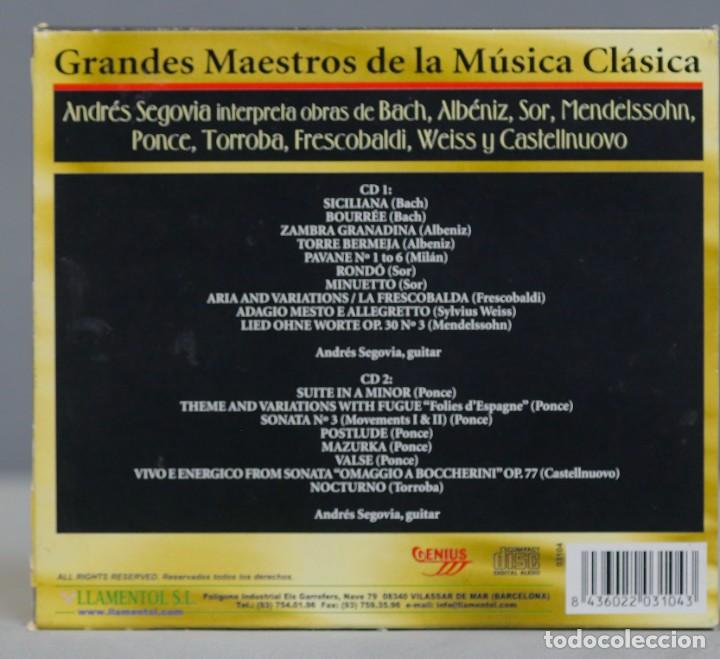 CDs de m&uacute;sica: 2 CD. ANDRES SEGOVIA - Foto 2