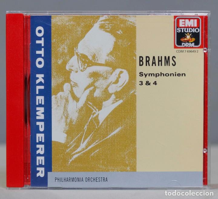 CDs de m&uacute;sica: CD. Brahms. Symphonies Nos. 3 & 4. KLEMPERER - Foto 1