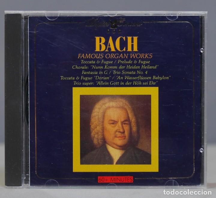 CDs de m&uacute;sica: CD. Bach. Famous Organ Works - Foto 1