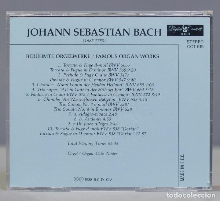 CDs de m&uacute;sica: CD. Bach. Famous Organ Works - Foto 2