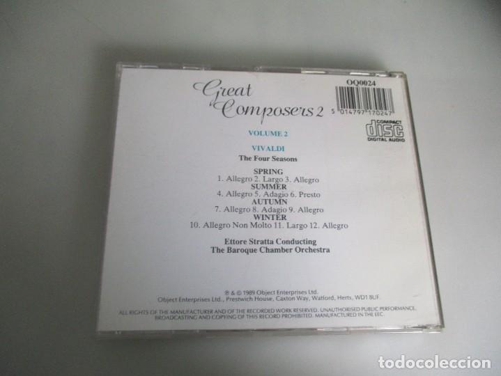 CDs de m&uacute;sica: VIVALDI Great Composers 2 DI3385 - Foto 2