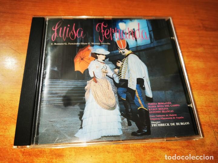 Music CDs: LUISA FERNANDA ZARZUELA CD ALBUM DEL A&Ntilde;O 1987 FR&Uuml;HBECK DE BURGOS TERESA BERGANZA RARO