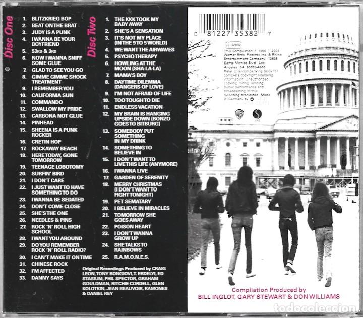 CDs de m&uacute;sica: RAMONES &uml;ANTHOLOGY&uml;( 2 CDS) - Foto 2