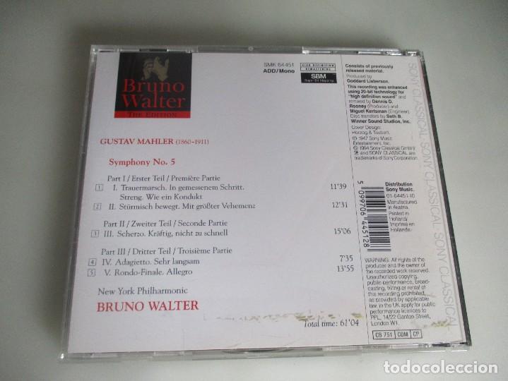 CDs de m&uacute;sica: MAHLER Bruno Walter DI3398 - Foto 1