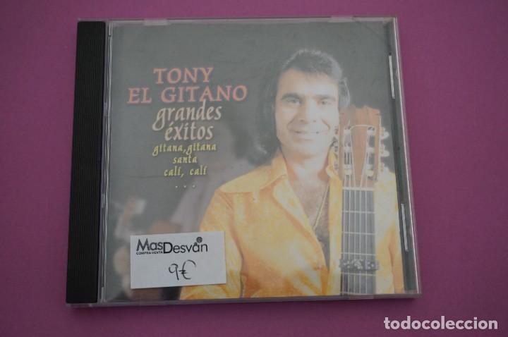 CDs de m&uacute;sica: CD - TONY EL GITANO - GRANDES EXITOS: GITANA, GITANA - SANTA, CALI, CALI... - Foto 1