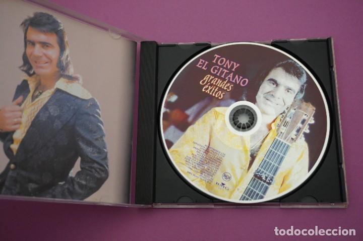 CDs de m&uacute;sica: CD - TONY EL GITANO - GRANDES EXITOS: GITANA, GITANA - SANTA, CALI, CALI... - Foto 2