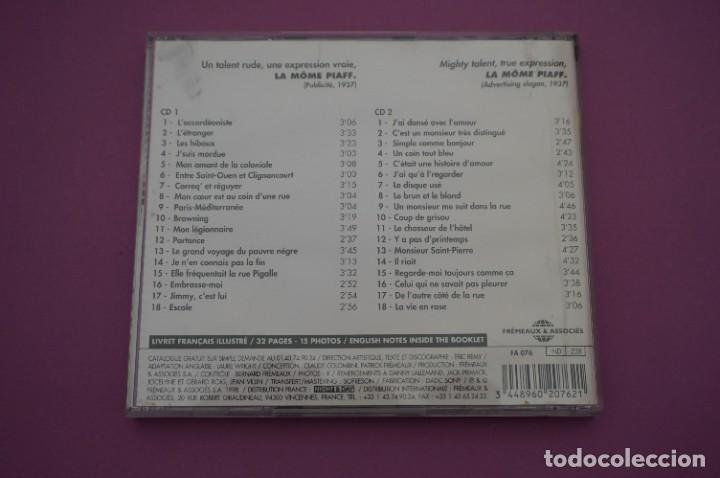 CDs de m&uacute;sica: CD DOBLE - EDITH PIAF - 1935 - 1947 - Foto 4