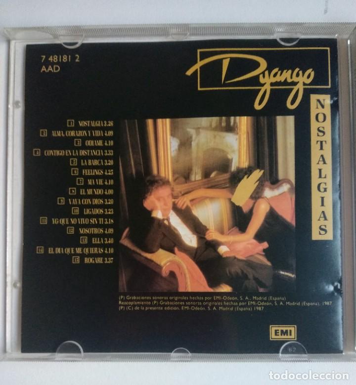 CDs de m&uacute;sica: CD 1987 - DYANGO / NOSTALGIAS - EMI ODEON / 7-48181-2 - Foto 1