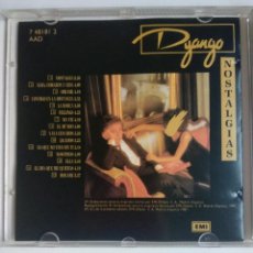 CDs de Música: CD 1987 - DYANGO / NOSTALGIAS - EMI ODEON / 7-48181-2. Lote 350366049