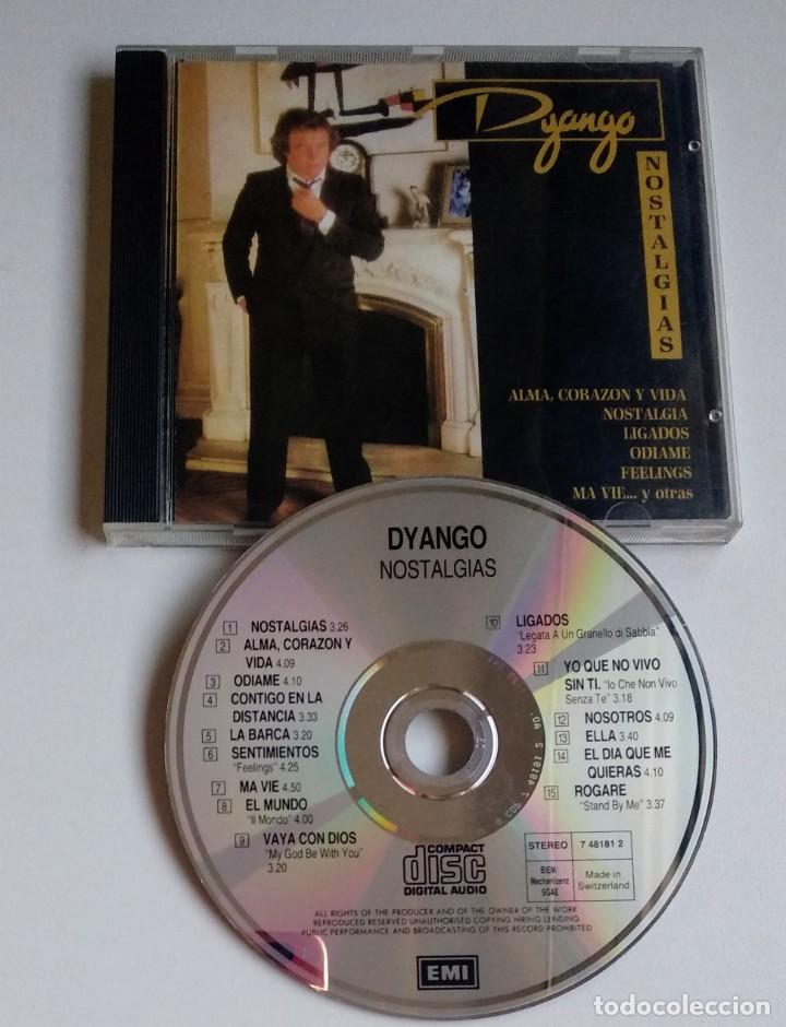 CDs de m&uacute;sica: CD 1987 - DYANGO / NOSTALGIAS - EMI ODEON / 7-48181-2 - Foto 2