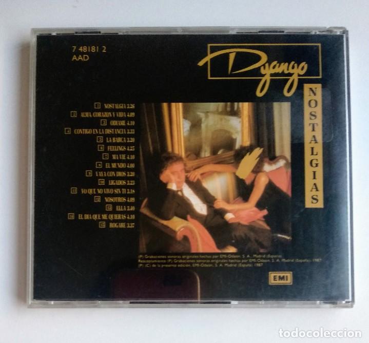 CDs de m&uacute;sica: CD 1987 - DYANGO / NOSTALGIAS - EMI ODEON / 7-48181-2 - Foto 4