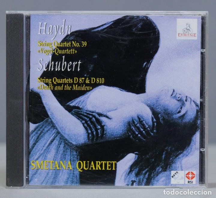 CDs de m&uacute;sica: CD. Haydn. Schubert. Smetana Quartet. String Quartet No. 39 - Foto 1