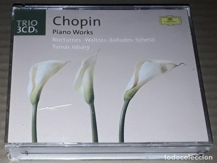 CDs de M&uacute;sica: 3 CD - TAMAS VASARY - PIANO WORKS - CHOPIN - NOCTURNES - WALTZES - BALLADES - SCHERZI