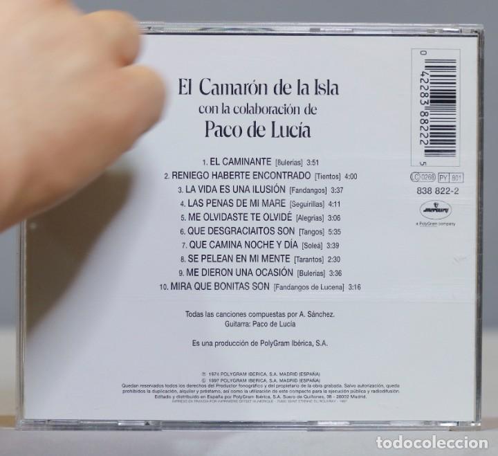 CDs de m&uacute;sica: CD. EL CAMARON DE LA ISLA. SOY CAMINANTE - Foto 2