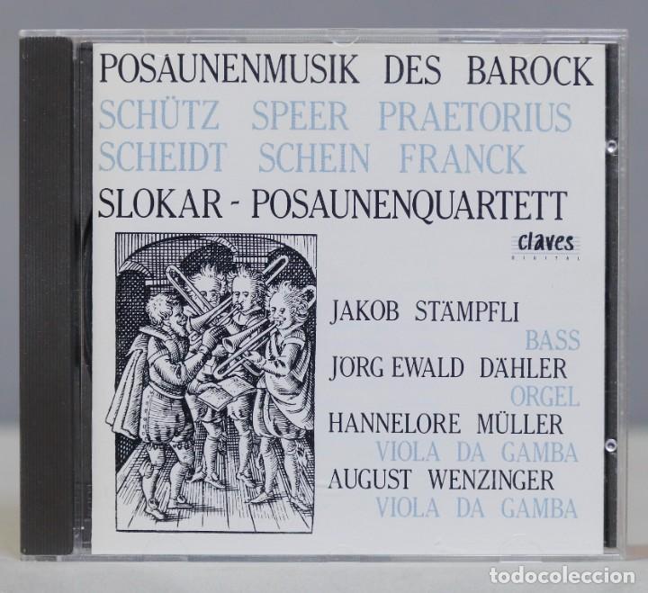 CD di Musica: CD. Sch&uuml;tz. Speer. Praetorius. Scheidt. Franck. Slokar Posaunenquartett. Posaunenmusik Des Ba