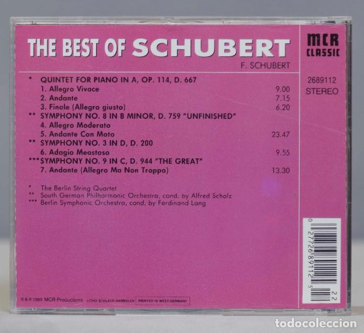 CDs de m&uacute;sica: CD. THE BEST SCHUBERT - Foto 2
