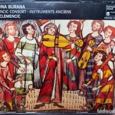 CDs de Música: CLEMENCIC CONSORT, RENÉ CLEMENCIC - CARMINA BURANA (3XCD, COMP)