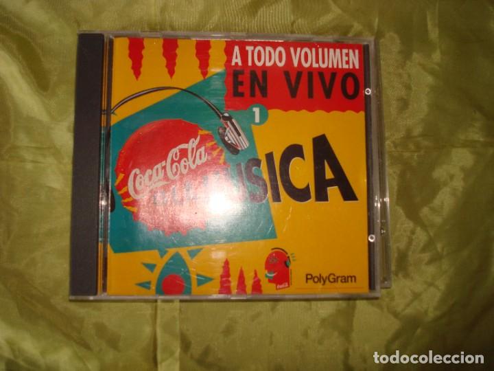Music CDs: COCA-COLA ES LA MUSICA. A TODO VOLUMEN EN VIVO. VOL. 1. CD. IMPECABLE