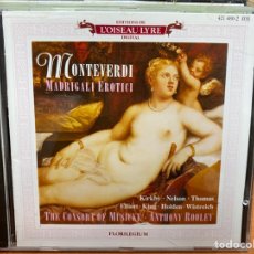 CDs de Música: MONTEVERDI - THE CONSORT OF MUSICKE • ANTHONY ROOLEY - MADRIGALI EROTICI (CD, ALBUM)