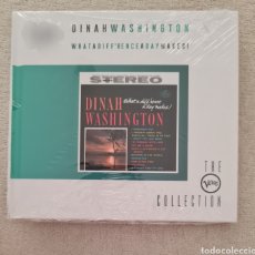 CDs de Música: CD + LIBRO - DINAH WASHINGTON - WHAT A DIFF'ERENCE A DAY MAKES! 2018 PRECINTADO. Lote 351366034